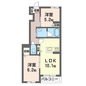 チェスナッツメゾンⅢ 102号室
