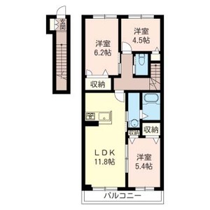 ハイビューティフル　Ｄ 205号室