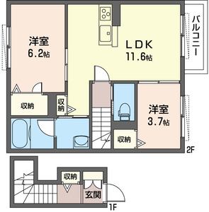 Ｙ’ｓヒルメゾン　Ⅱ 202号室