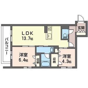 クラヴィーア大倉山 201号室