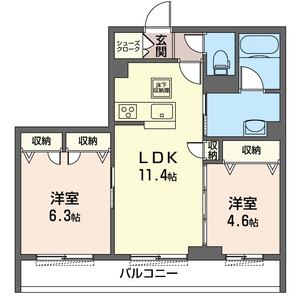 グレイス白根 102号室