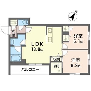 シャーメゾンＭＩＵ　Ⅰ 103号室