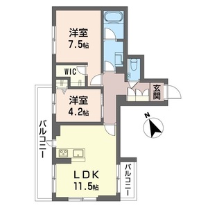 ルミエール妙蓮寺　Ⅲ 102号室
