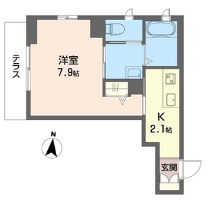 キャッスルユウ　Ⅵ 101号室
