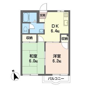 ヴァンクレール北村 202号-2