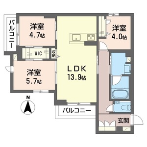 グリナージュ 202号室