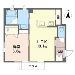 ベルソレイユ 101号室