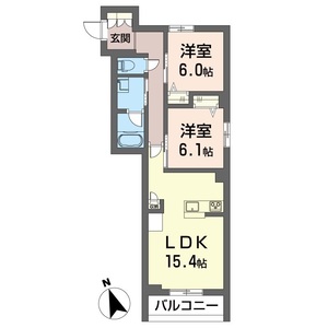 ラ　プラール 303号室