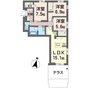 アルフェリーチェ 105号室