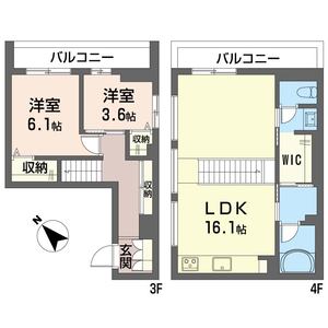 プリュニエ東神奈川 301号室