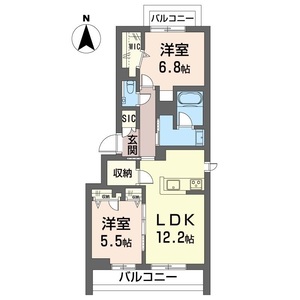 シャーメゾングラシア 201号室