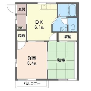 シャトー白根Ｅ 201号室