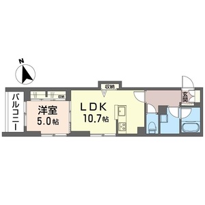 シャーメゾン桜並木Ⅱ 102号室