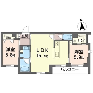 グレース　二子 201号室