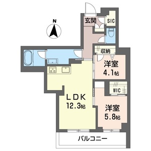 メゾンクラージュ海老名 102号室
