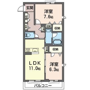 ヴィラ淡島 Ⅲ 301号-16