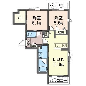 ラ・ヴィエルジュ　Ⅰ 201号室