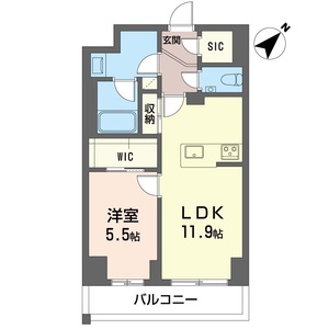 クラルテ羽沢横浜国大 502号室