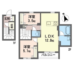 ブランドレアムＤ 201号室