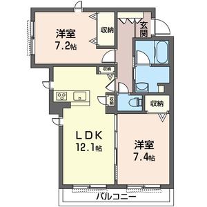 ヴァンベール　Ⅱ 102号室