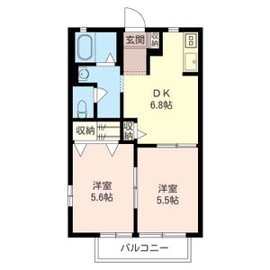 ウッドブルーコート A 201号-2