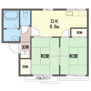 グリーンハイツ城山Ａ棟 202号室