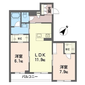 バンクサワーⅠ 102号室