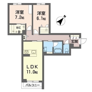バンクサワーⅠ 203号室