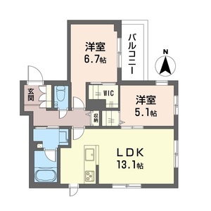 フェリビエ品濃町 206号室