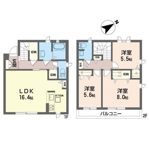 ベルコート　Ⅱ 101号室