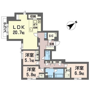 クオリスタ 101号室