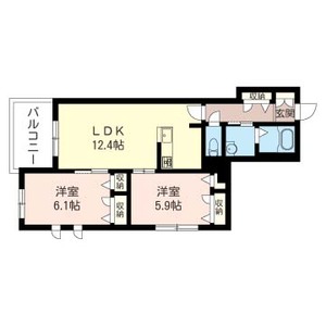 ラディーチェ 201号室