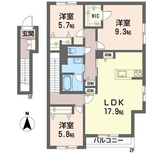 ポルタフォルトゥーナ 201号室