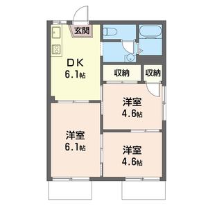 ドルチェ新田 101号-2