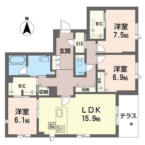 ノヴェルデ押堀 101号室