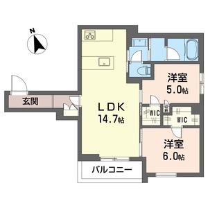 プエンテ　アルト 301号室