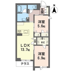 シャーメゾン　ヴィータ 105号室