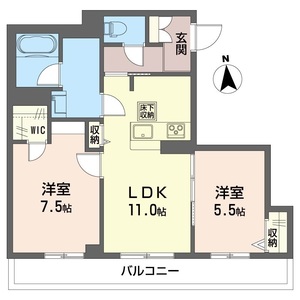 グリナージュＫ 101号室