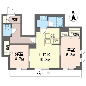 グリナージュＫ 102号室