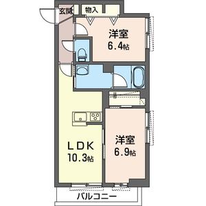 ｔｈｅ　Ｇｒｅｅｎｍｏｕｎｔ 201号室