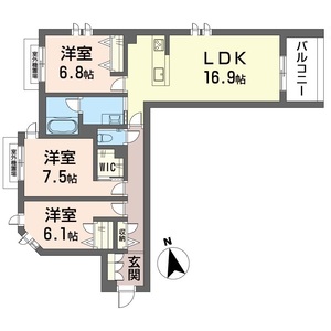ウィズプラス大船 205号室