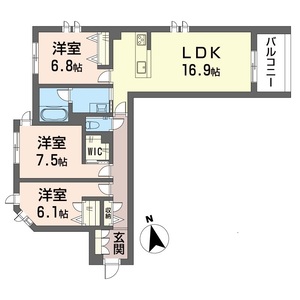 ウィズプラス大船 105号室