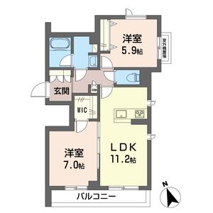 シャーメゾングランデ茅ヶ崎 301号室