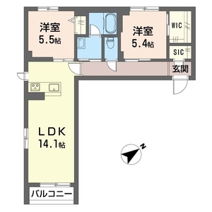 クレール 202号室