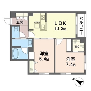 フェリシアガーデン茅ヶ崎 102号室