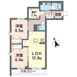 シャーメゾン湘南松が丘Ⅱ 203号室