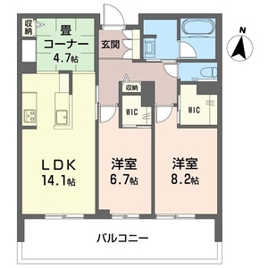 グランドソレイユ湘南横松 302号室