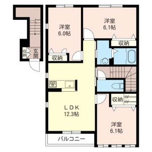 セントラルカーサＡ 201号室