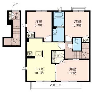グランエスパシオⅨ 203号室