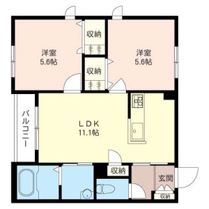 Ｅａｓｔ　Ｖｉｅｗ　Ａ 203号-16